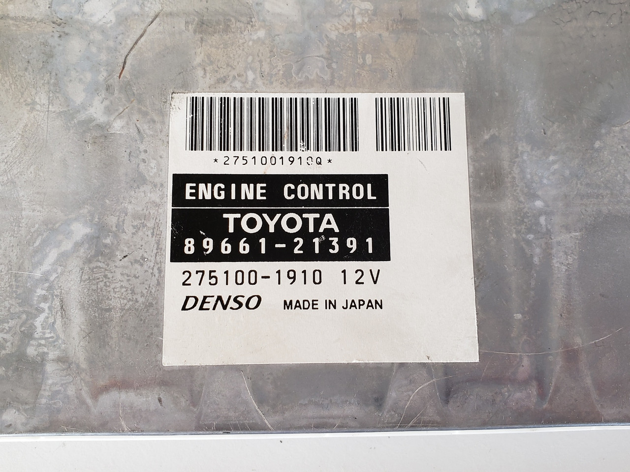 2005 Scion TC 89661-21391 Computer Brain Engine Control ECU ECM EBX Module