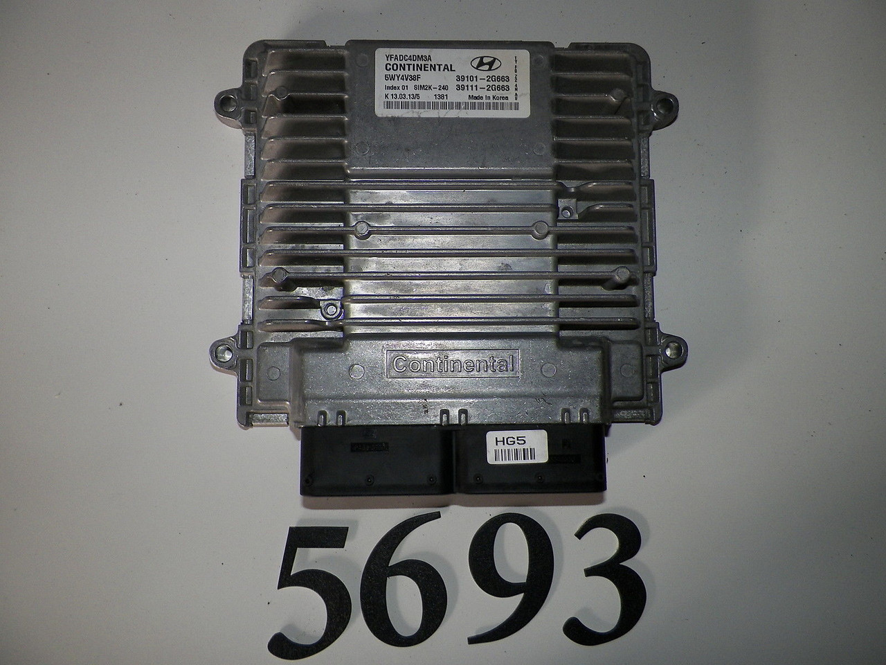 11 12 13 14 HYUNDAI SONATA ENGINE CONTROL MODULE ECM ECU EBX PCM BRAIN