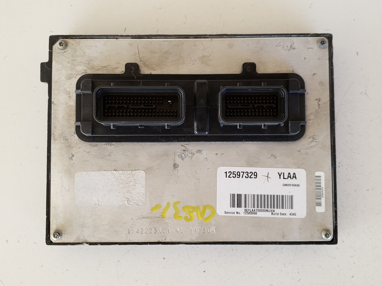 2005-2006 Cobalt 12589998 Computer Brain Engine Control ECU ECM EBX Module