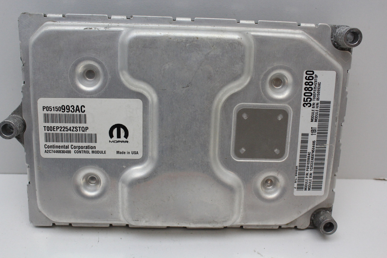 15 2015 Chrysler 200 P68102888AC Computer Engine Control ECU ECM EBX Module