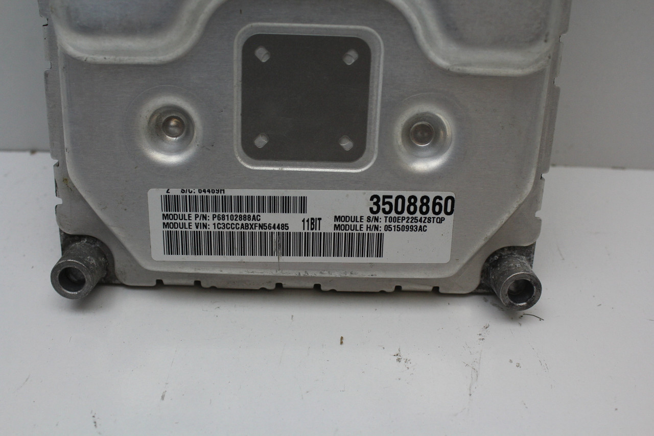 15 2015 Chrysler 200 P68102888AC Computer Engine Control ECU ECM EBX Module