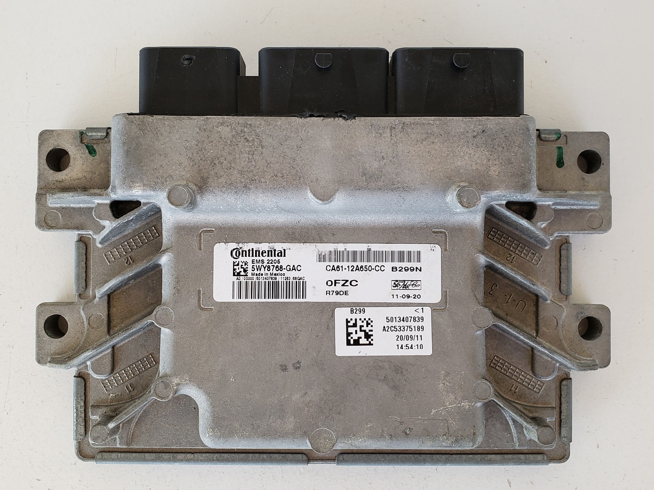 2012-2013 Fiesta CA61-12A650-CC Computer Brain Engine Control ECU ECM EBX Module