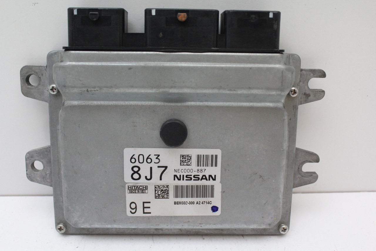 14-16 Nissan Versa 1.6L NEC000-887 Computer Engine Control ECU ECM EBX Module 14-16 Nissan Versa 1.6L NEC000-887 Computer Engine Control ECU ECM EBX Module