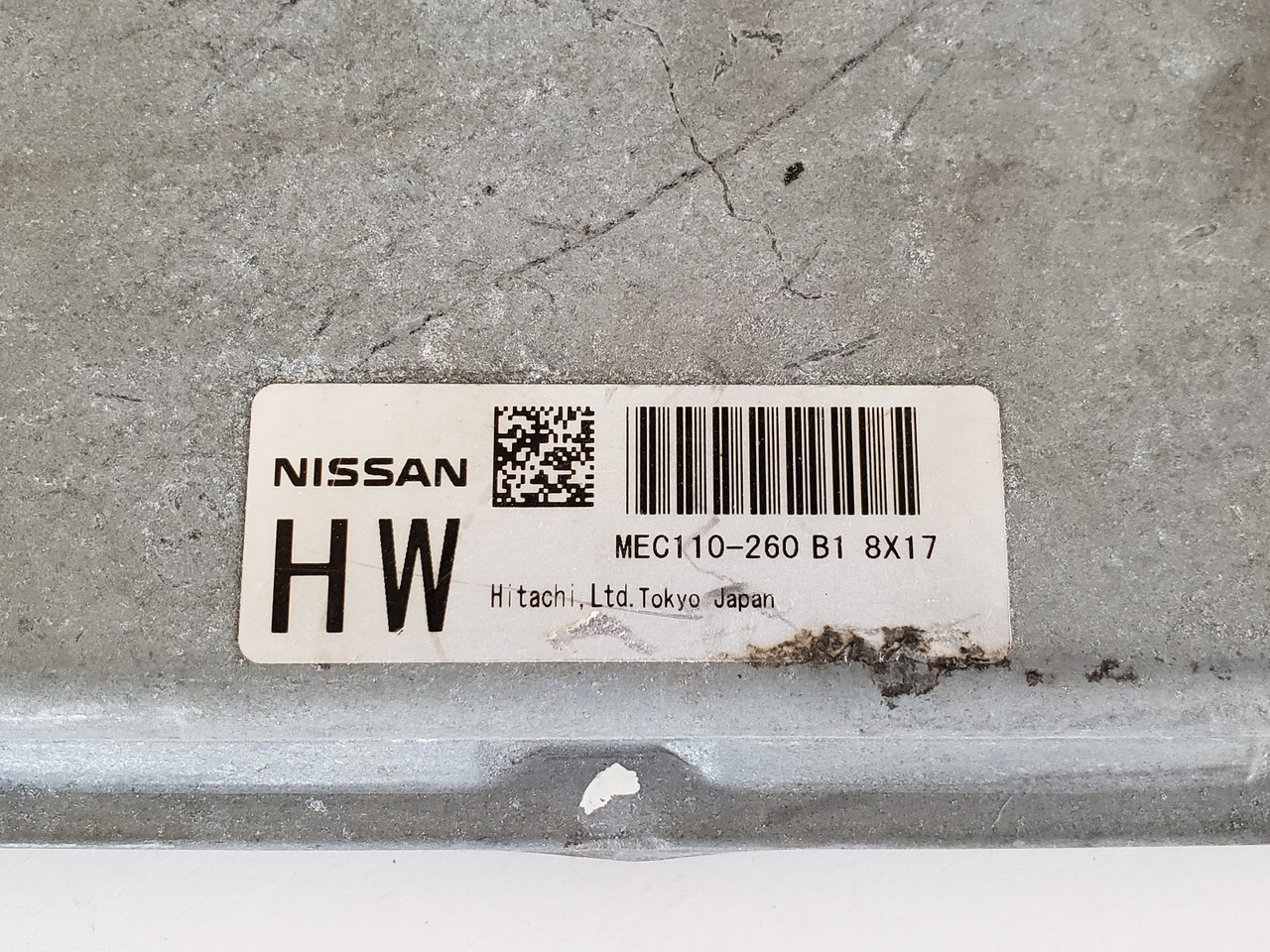 2009 Altima MEC110-260 B1 Computer Brain Engine Control ECU ECM EBX Module