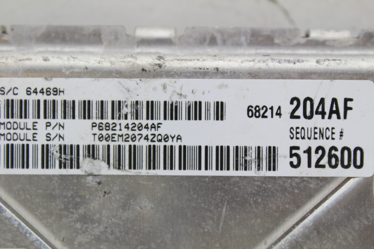 14 Dodge Charger P05150787AC Computer Brain Engine Control ECU ECM EBX Module