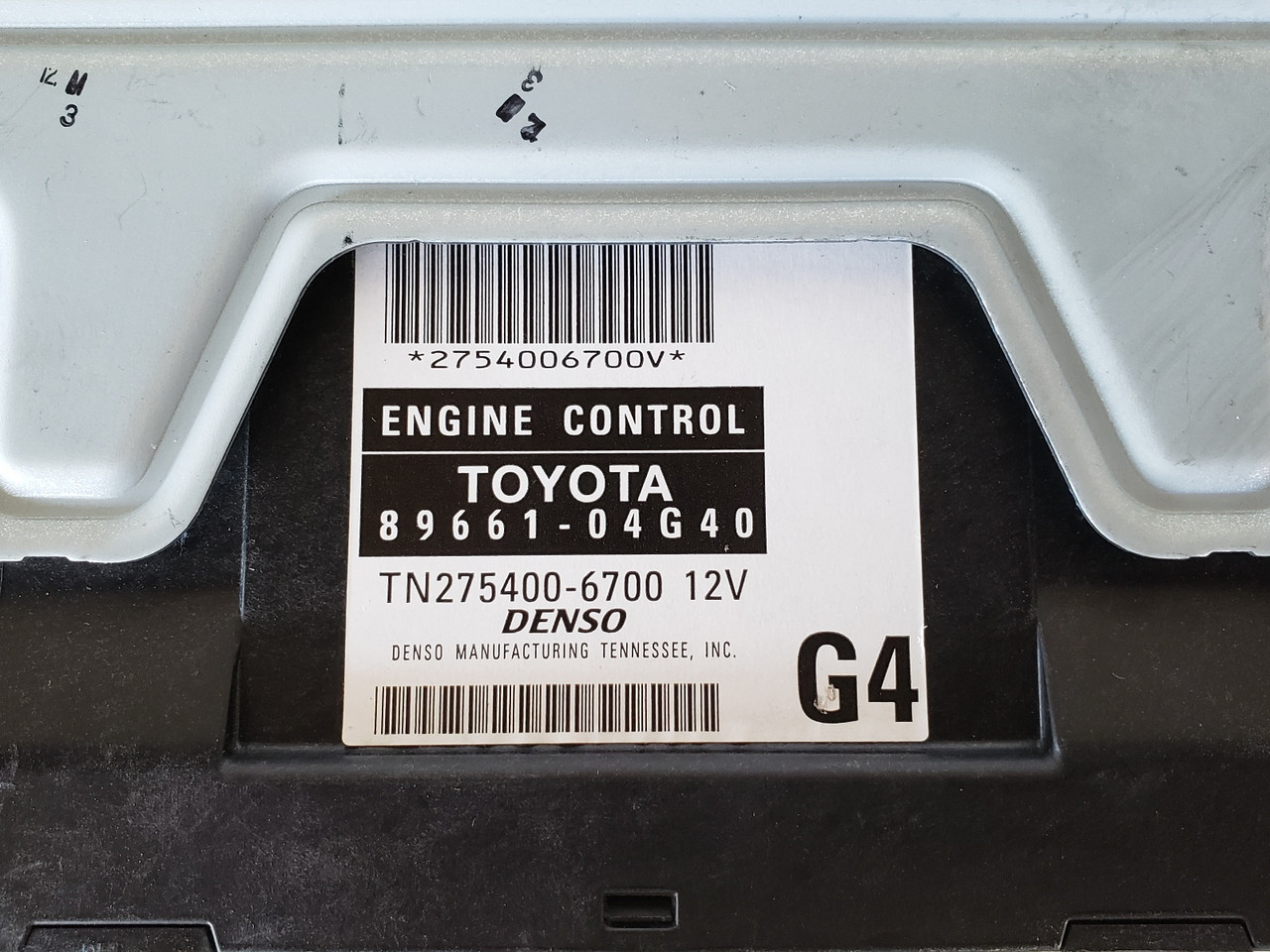 2011 Toyota Tacoma 89661-04G40 Computer Brain Engine Control ECU ECM EBX Module