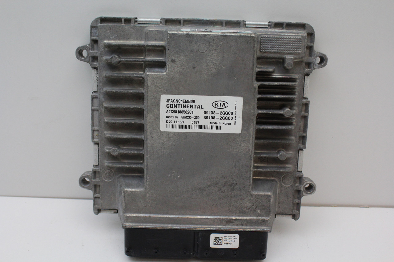 16-18 Kia Optima 39108-2GGC0 Computer Brain Engine Control ECU ECM EBX Module
