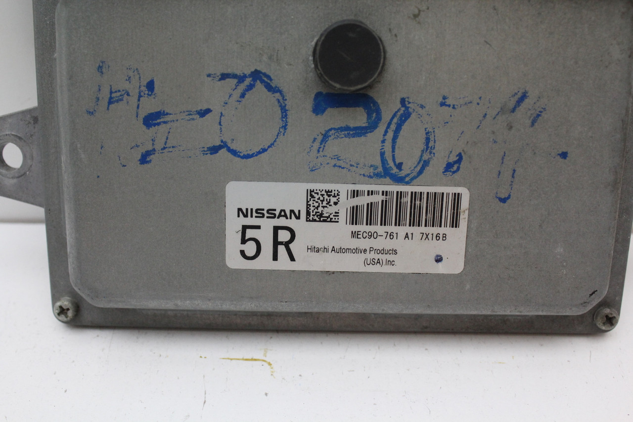 08 2008 Nissan Sentra MEC90-761 A1 Computer Engine Control ECU ECM EBX Module