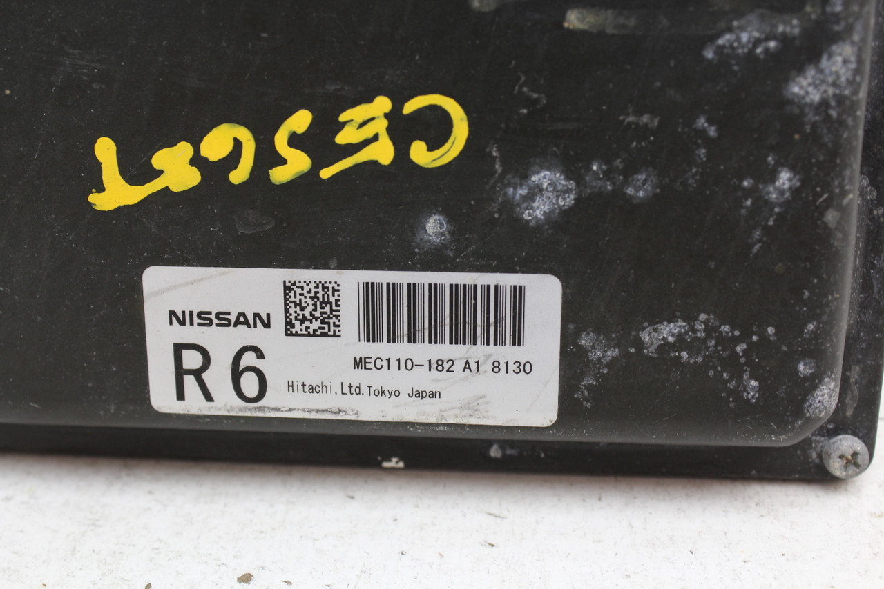 2008 08 Nissan Altima MEC110-182 A1 Computer Engine Control ECU ECM EBX Module