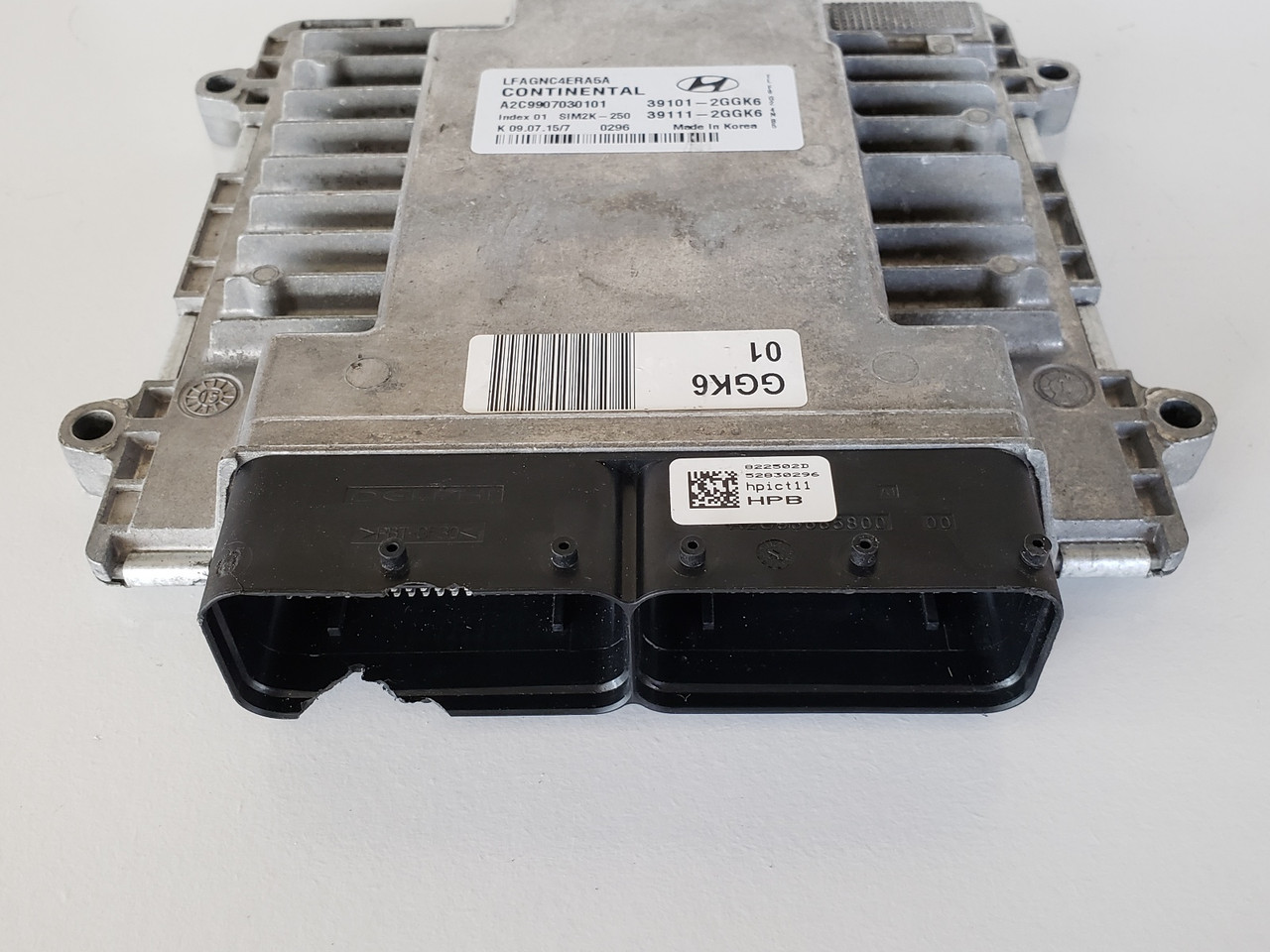 2015-2017 Sonata 39111-2GGK5 Computer Brain Engine Control ECU ECM EBX Module