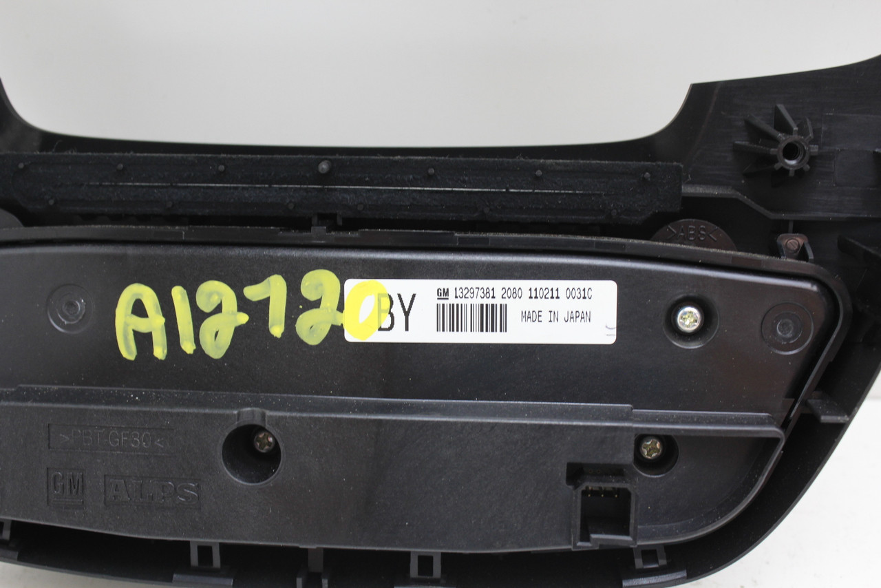 11 12 13 Regal 13273253 Climate Control Radio Bezel Panel Temperature A/C Heater