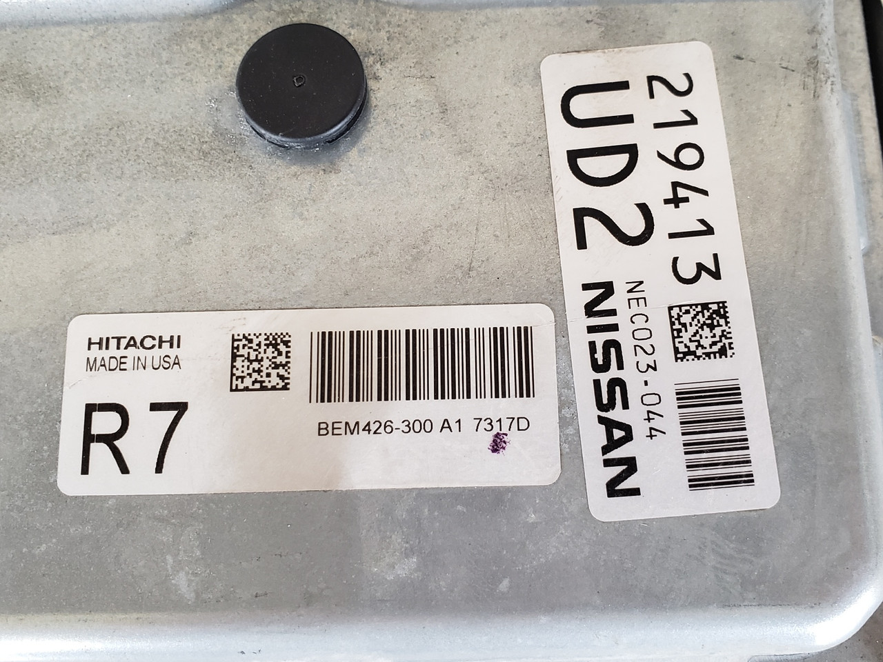 2017 Nissan Murano NEC023-044 Computer Brain Engine Control ECU ECM EBX Module