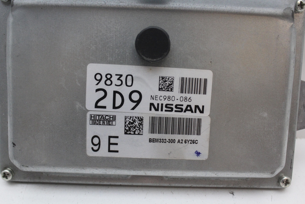 14-17 Nissan Versa BEM332-300 A2 Computer Engine Control ECU ECM EBX Module