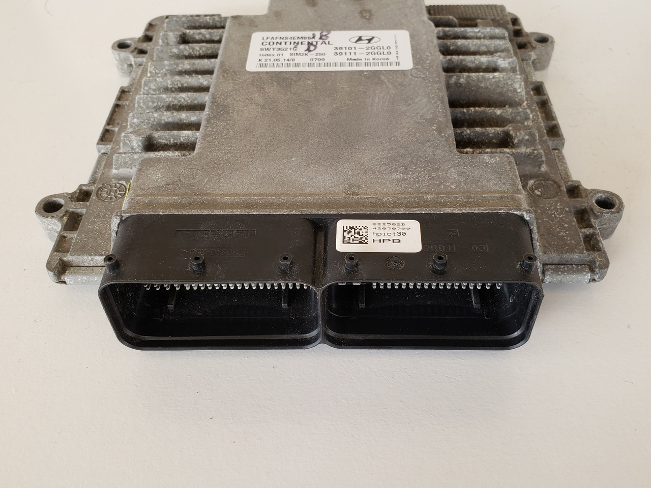 2015-2017 Sonata 39111-2GGL0 Computer Brain Engine Control ECU ECM EBX Module