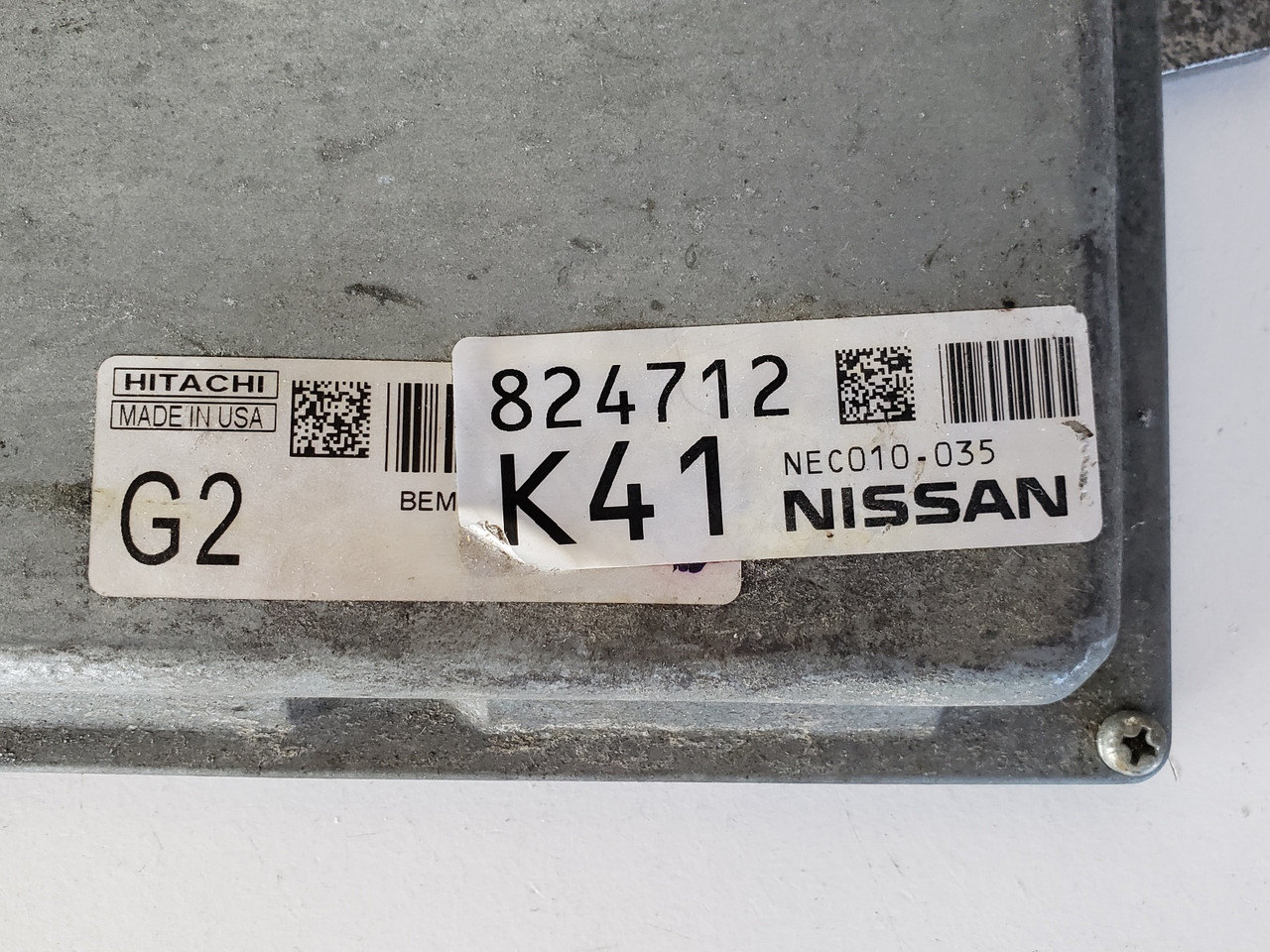 2013-2014 Pathfinder NEC010-035 Computer Brain Engine Control ECU ECM EBX Module