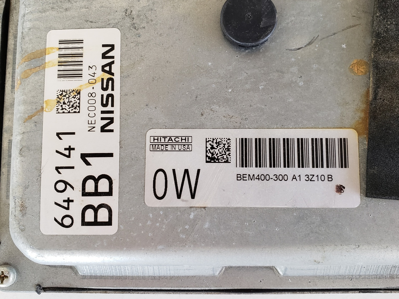 2013-2014 Altima NEC008-043 Computer Brain Engine Control ECU ECM EBX Module