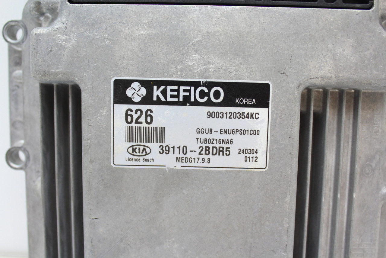 14 15 Kia Rio 39110-2BDR5 Computer Brain Engine Control ECU ECM EBX Module