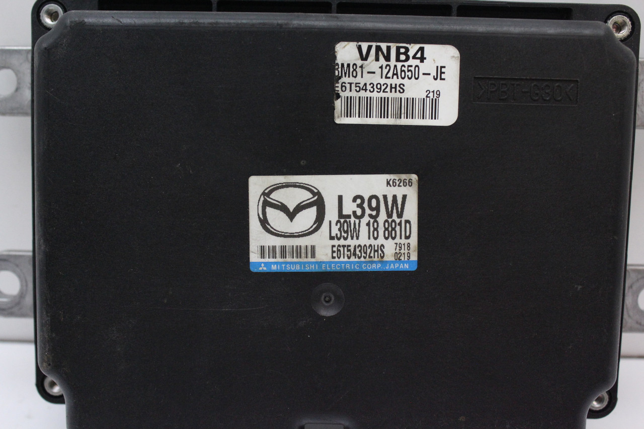 2008 08 Mazda 6 L39W 18 881D Computer Brain Engine Control ECU ECM