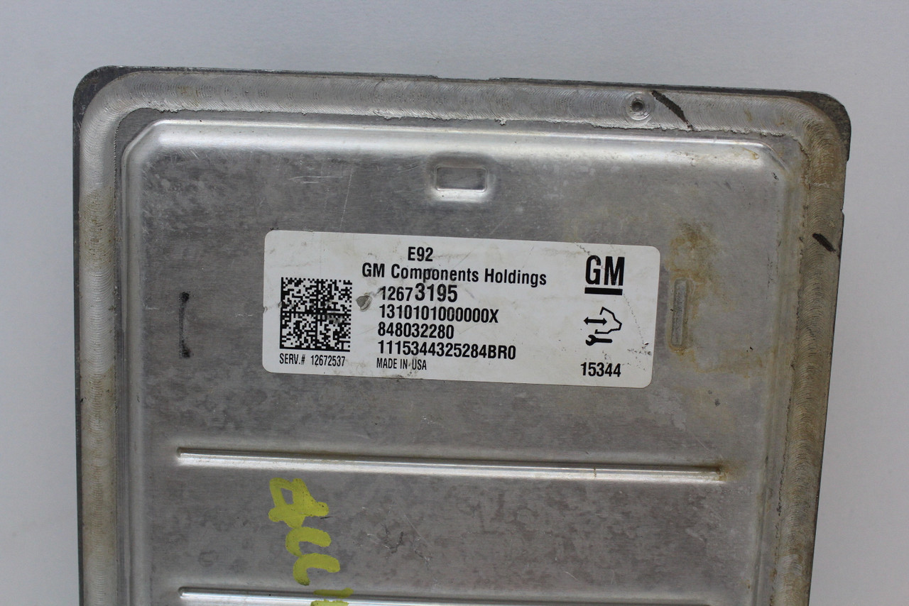14-16 Chevrolet Silverado 1500 12672537 Computer Engine Control ECU ECM Module