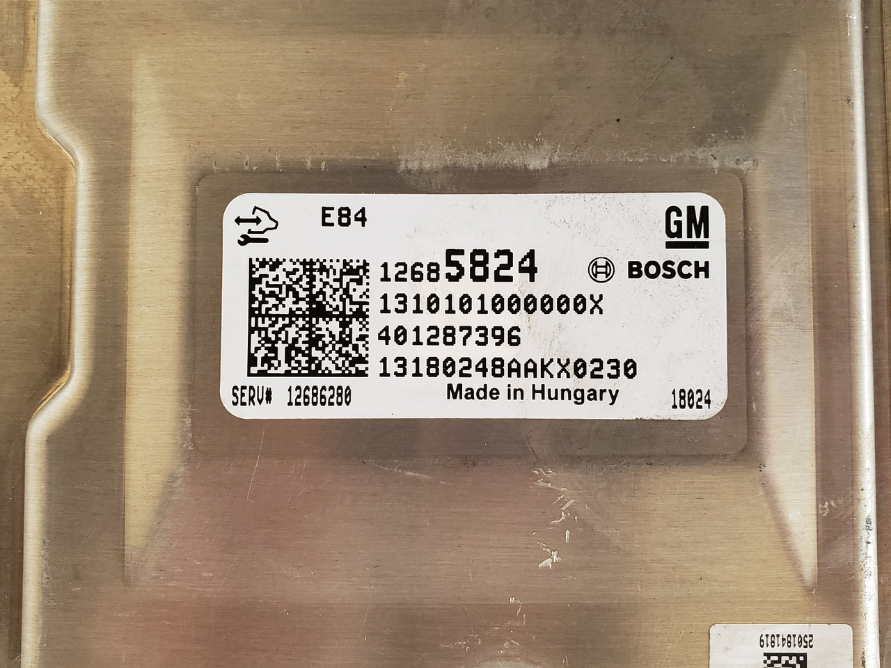 2018 Chevy Spark 12686280 Computer Brain Engine Control ECU ECM EBX Module