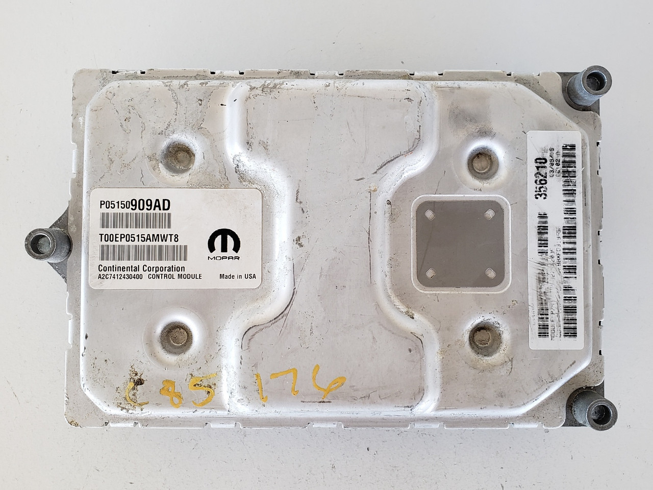2015 Dodge Dart P05150909AD Computer Brain Engine Control ECU ECM EBX Module
