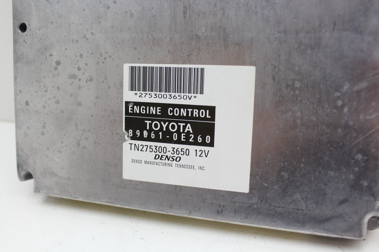 08 09 Lexus RX350 89661-0E260 Computer Brain Engine Control ECU ECM EBX Module