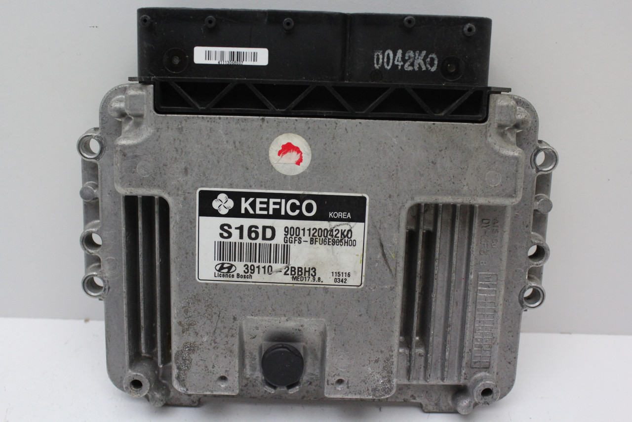 12 2012 Hyundai Veloster 39110-2BBH3 Computer Engine Control ECU ECM EBX Module