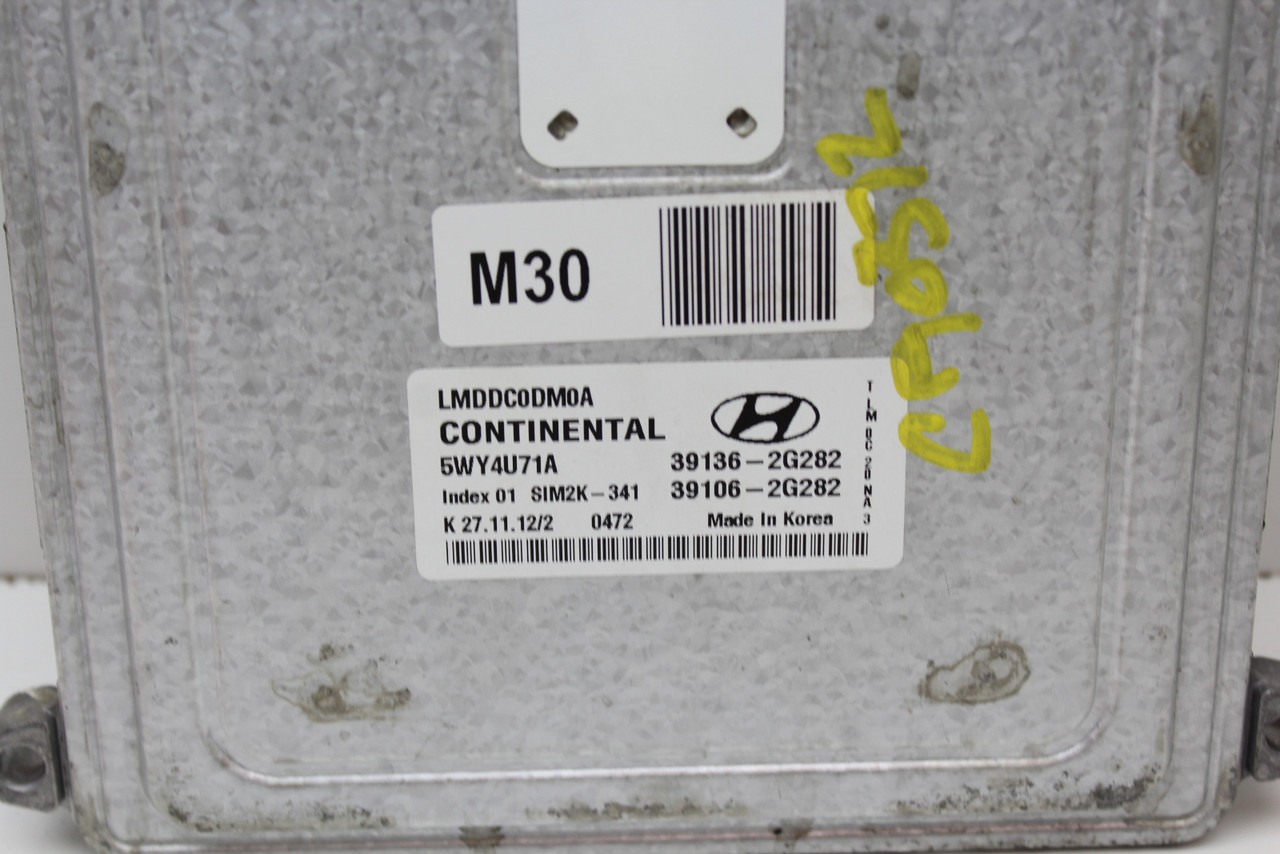 10-13 Tucson 2.0L 39106-2G282 Computer Brain Engine Control
