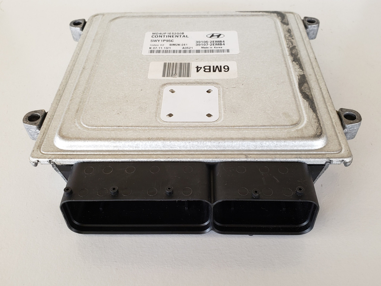 2014-2016 Elantra 39107-2EMB4 Computer Brain Engine Control ECU ECM EBX Module