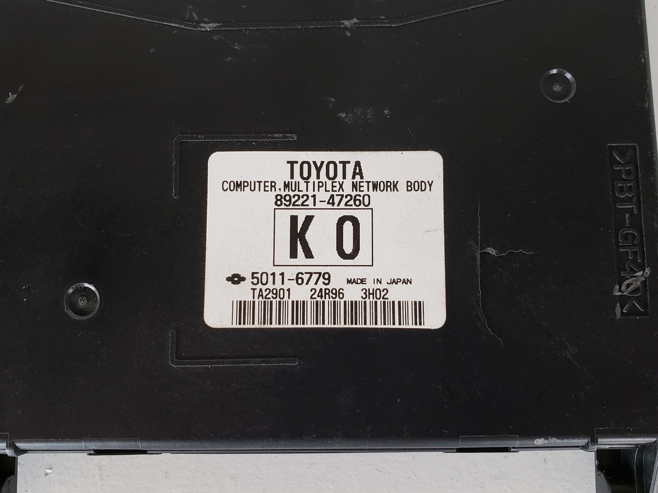 2013-2015 Toyota Prius 89221-47260 Multiplex Network Module