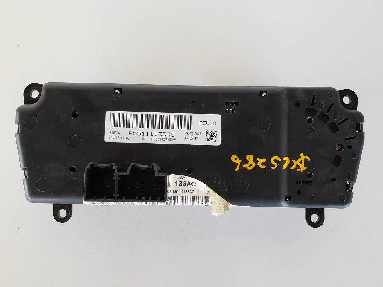 11-17 Jeep Compass P55111133AC Climate Control Panel Temperature Unit A/C Heater
