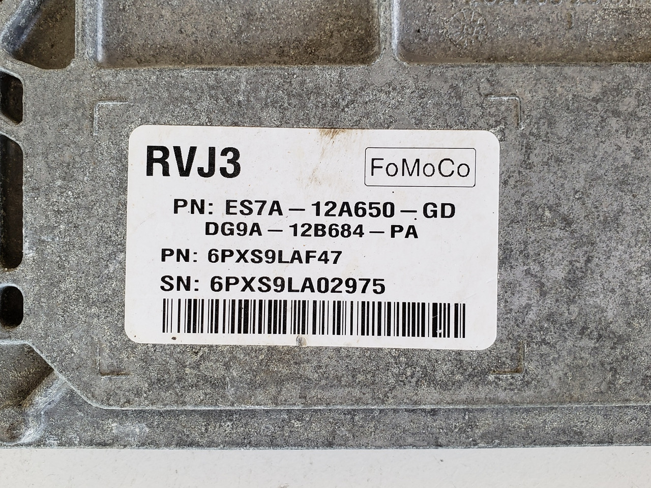 2014-2016 Fusion ES7A-12A650-GD Computer Brain Engine Control ECU ECM EBX Module