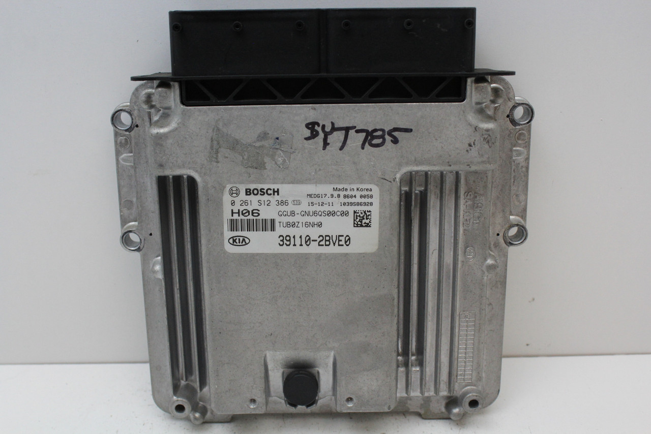 16 17 Rio 39110-2BVE0 Computer Brain Engine Control ECU ECM EBX Module