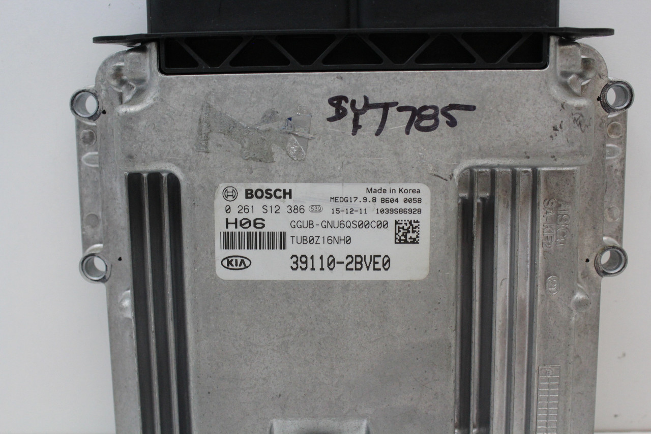 16 17 Rio 39110-2BVE0 Computer Brain Engine Control ECU ECM EBX Module