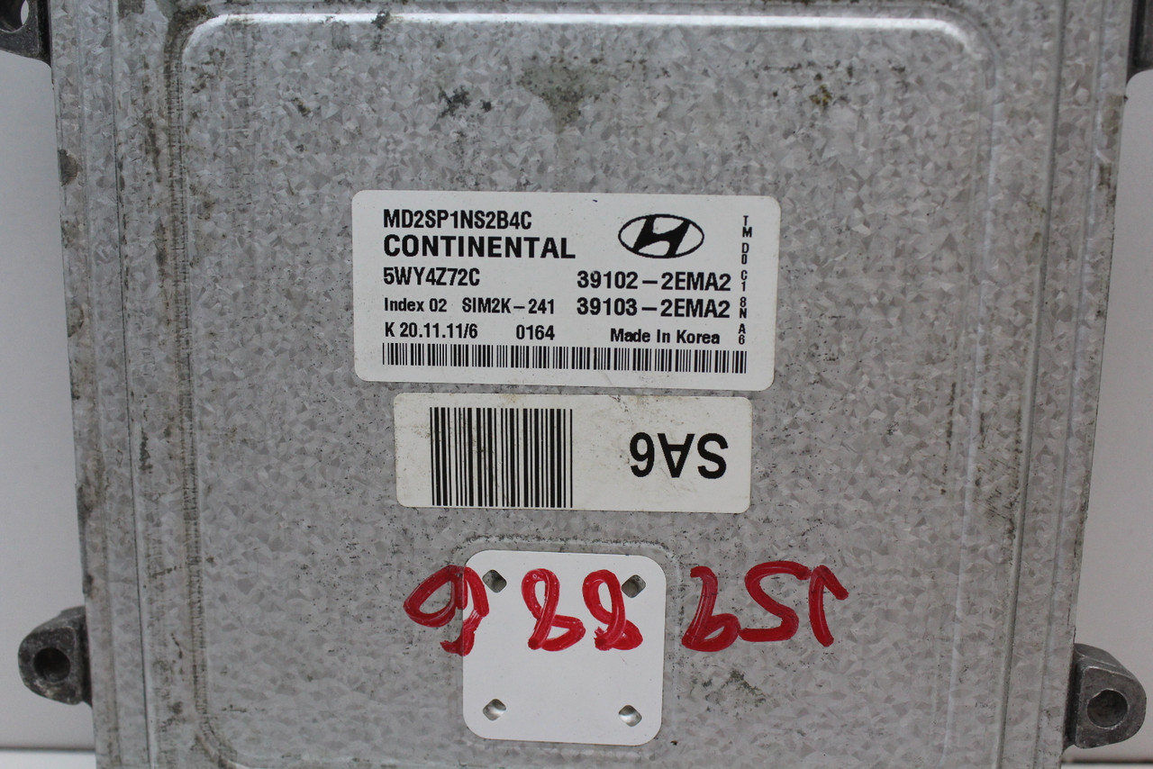 11-13 Hyundai Elantra 39103-2EMA2 Computer Engine Control ECU ECM EBX Module