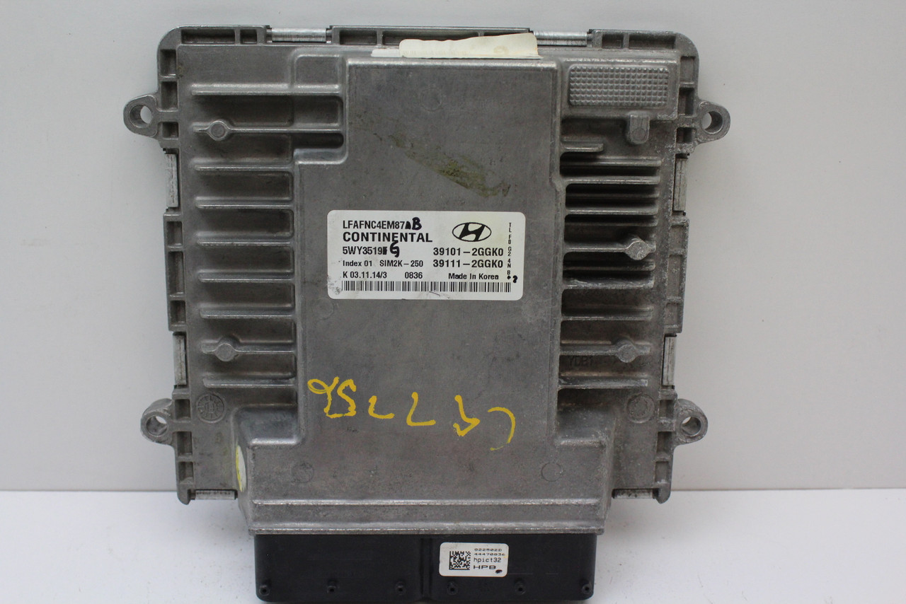 15-17 Hyundai Sonata 39111-2GGKD Computer Engine Control ECU ECM EBX Module