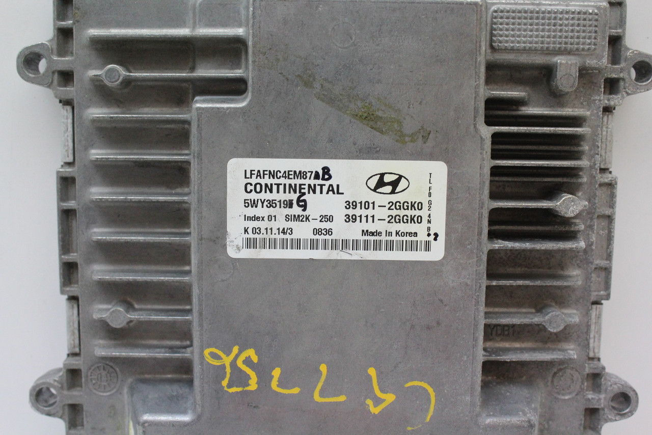15-17 Hyundai Sonata 39111-2GGKD Computer Engine Control ECU ECM EBX Module