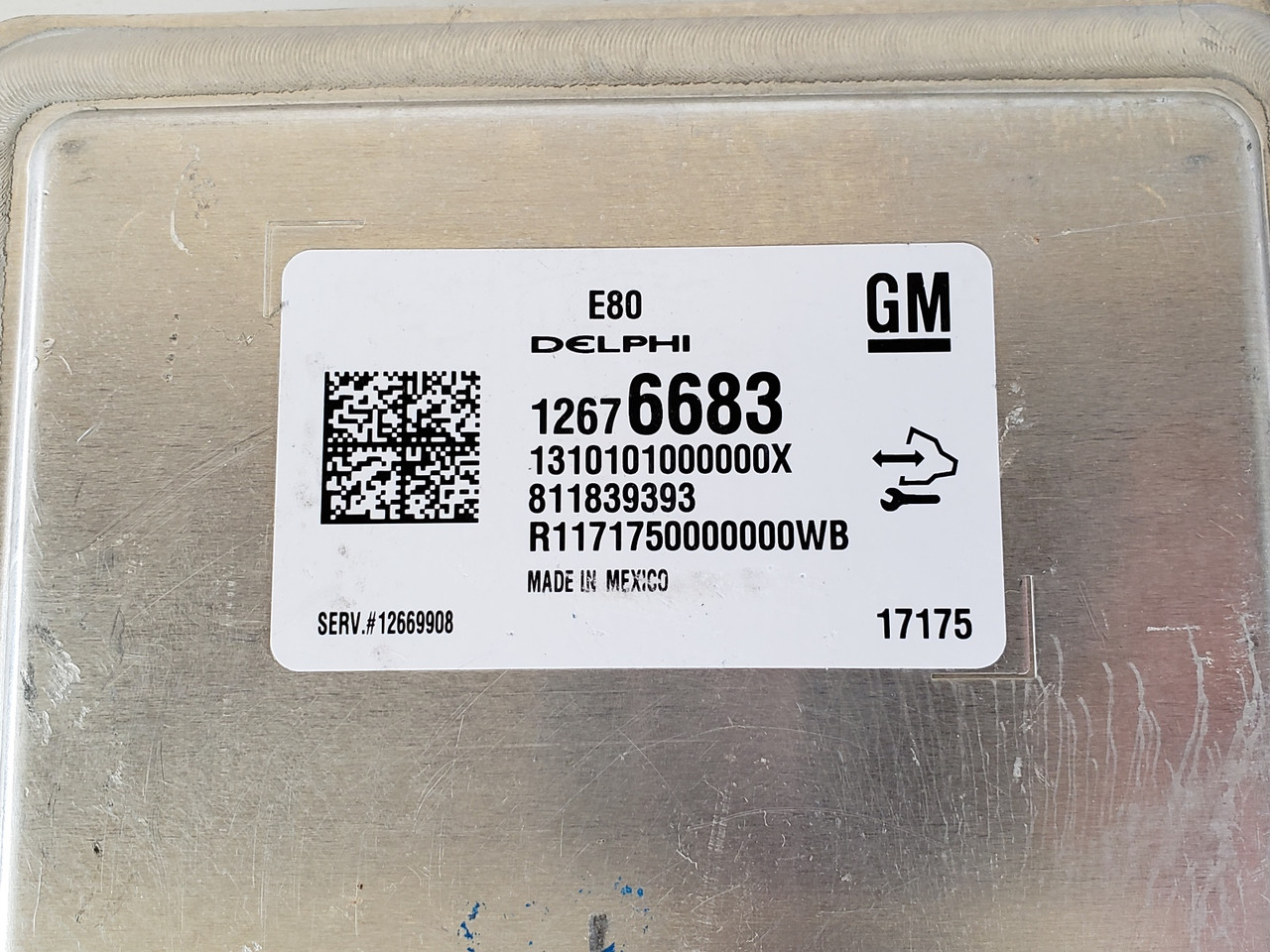 2018 Chevy Equinox 12676683 Computer Brain Engine Control ECU ECM EBX Module