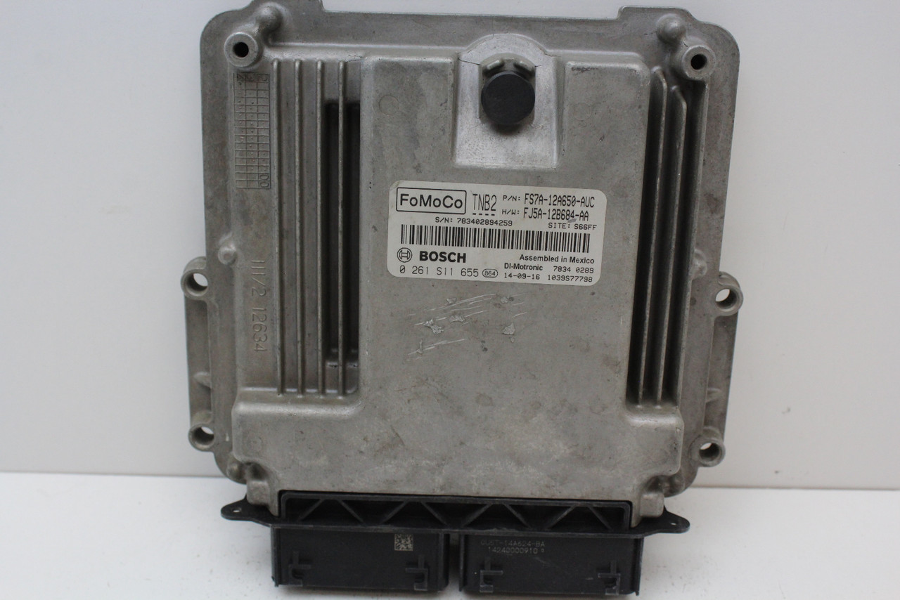 15 2015 Fusion FS7A-12A650-AUC Computer Brain Engine Control ECU ECM EBX Module