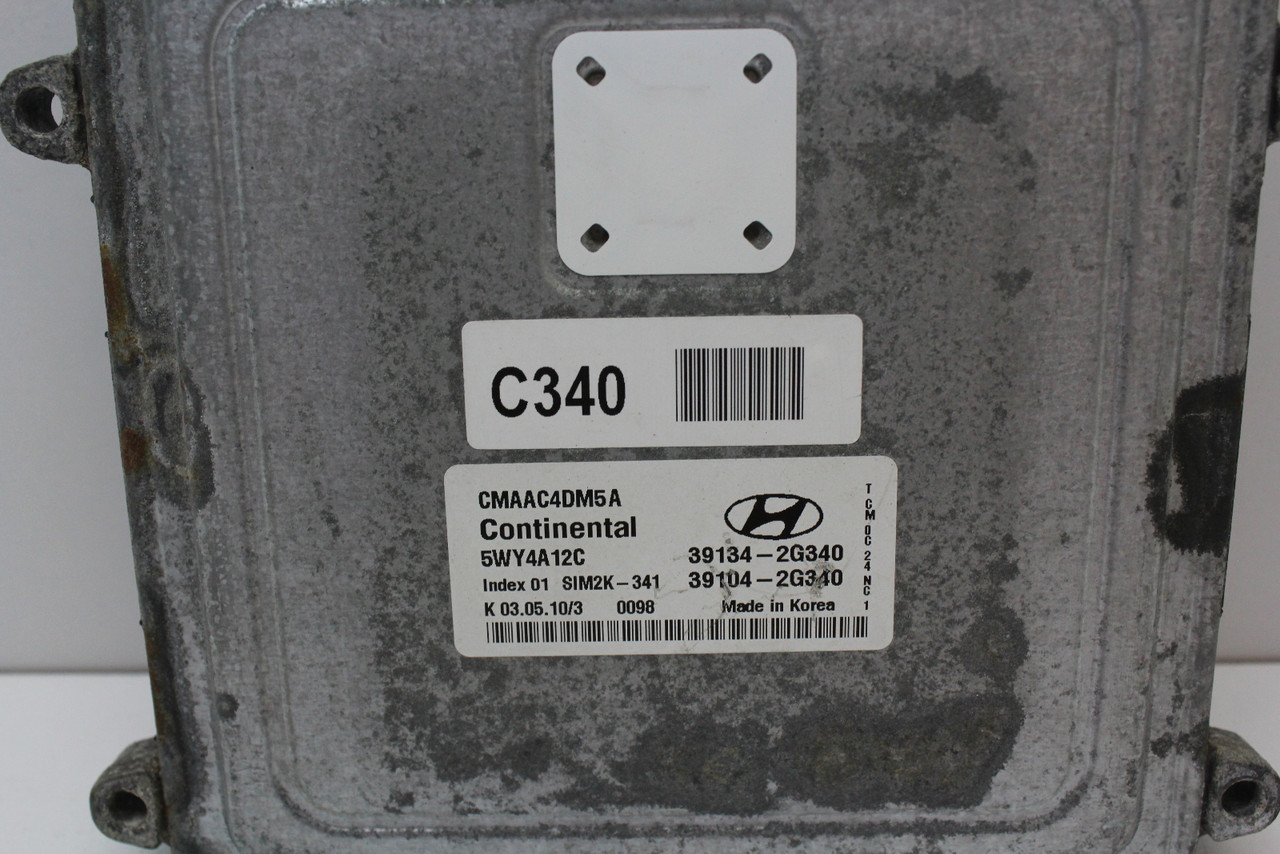 10-12 Hyundai Santa Fe 39104-2G340 Computer Engine Control ECU ECM EBX Module