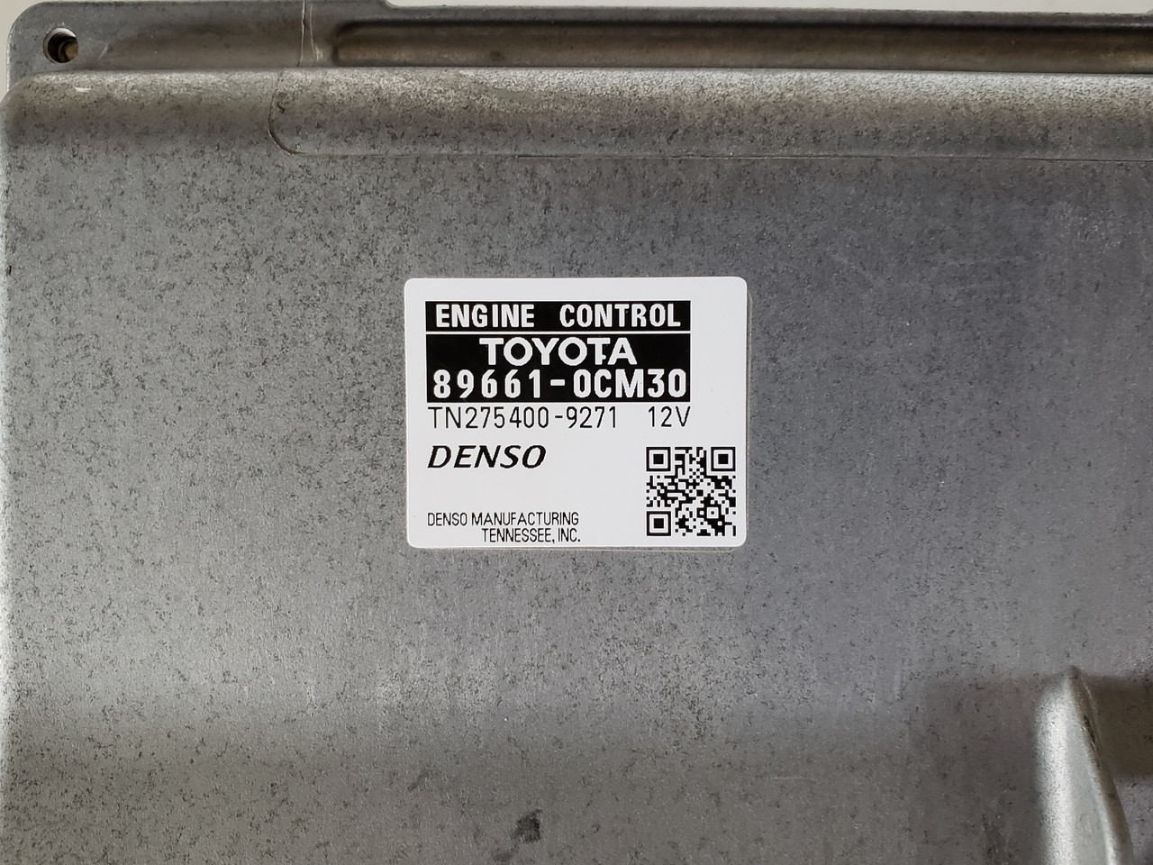 2012-2013 Tundra 89661-0CM30 Computer Brain Engine Control ECU ECM EBX Module