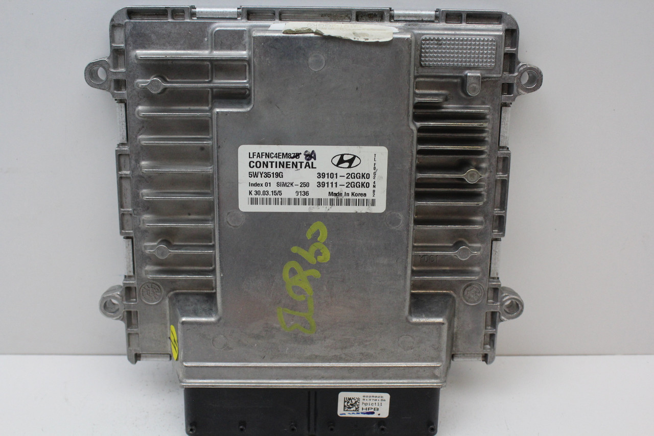 15-17 Hyundai Sonata 39111-2GGK0 Computer Engine Control ECU ECM EBX Module