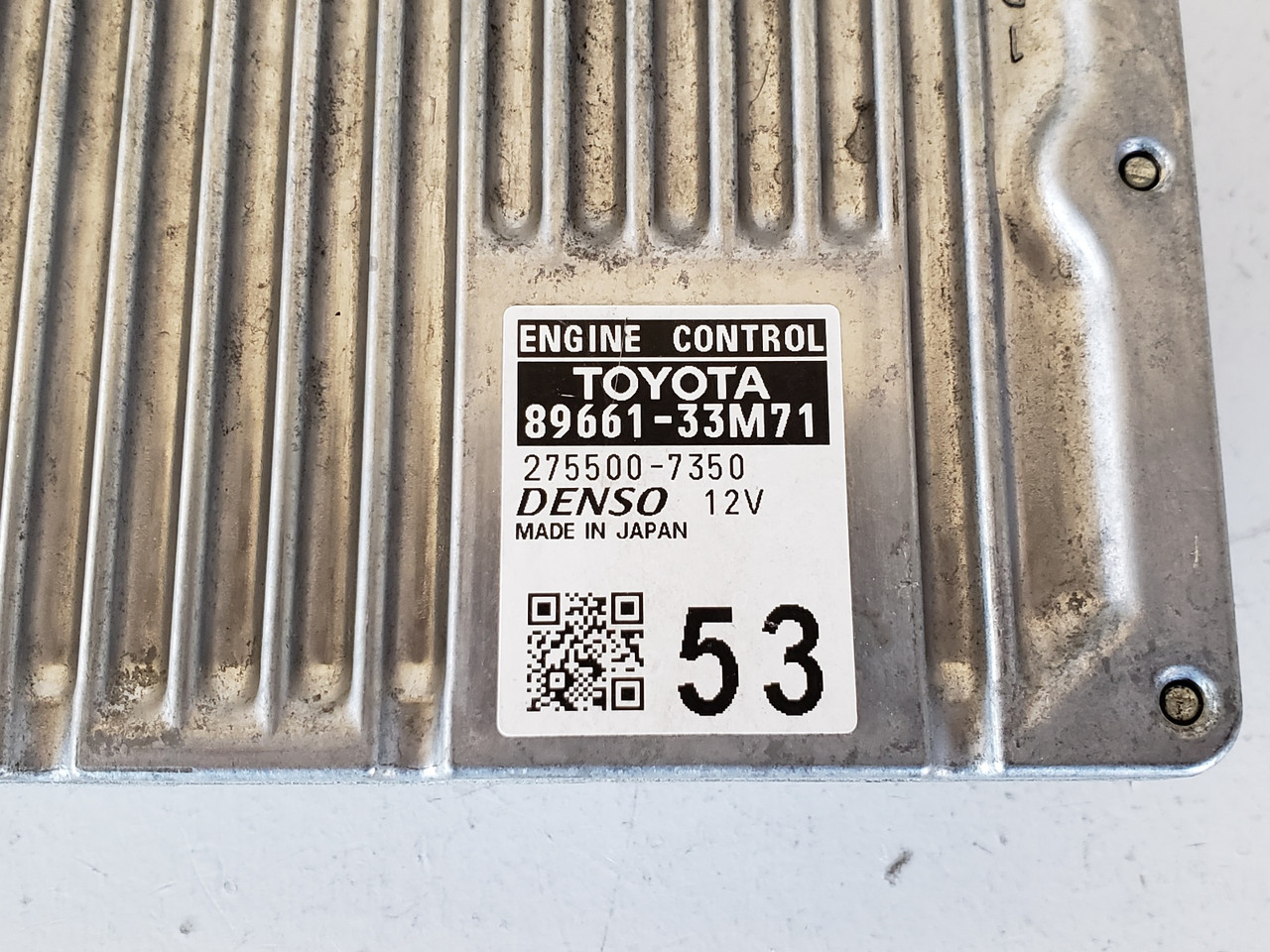 2013-2014 ES350 89661-33M71 Computer Brain Engine Control ECU ECM EBX Module