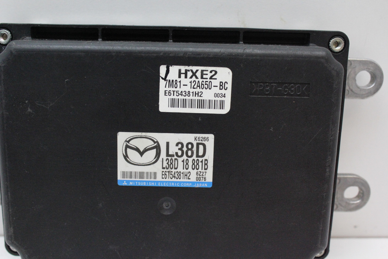 06 07 Mazda 6 2.3L 7M81-12A650-BC Computer Engine Control ECU ECM EBX Module
