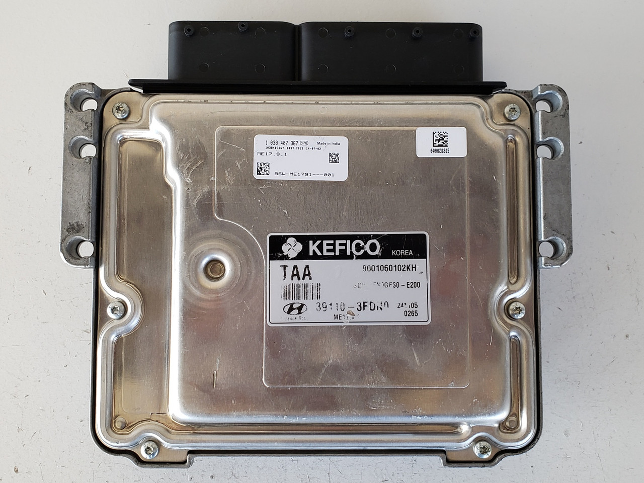 2015-2016 Genesis 39110-3FDN0 Computer Brain Engine Control ECU ECM EBX Module