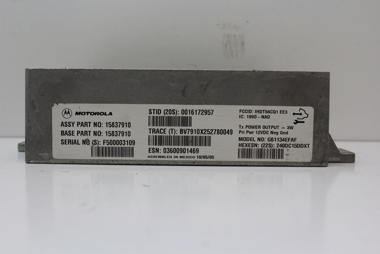 05 06 Buick Lacrosse 15837910 Communication Telematics ONSTAR Control Module