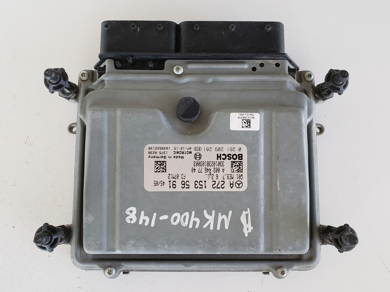 08 C-Class C300 A 272 153 56 91 Computer Brain Engine Control ECU ECM EBX Module