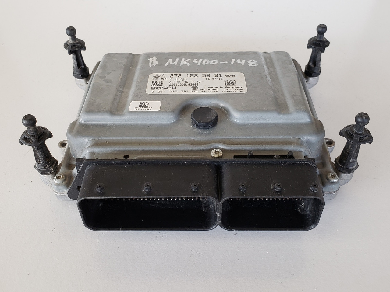 08 C-Class C300 A 272 153 56 91 Computer Brain Engine Control ECU ECM EBX Module