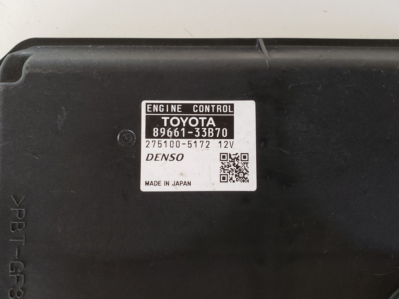 2007 Toyota Camry 89661-33B70 Computer Brain Engine Control ECU ECM EBX Module