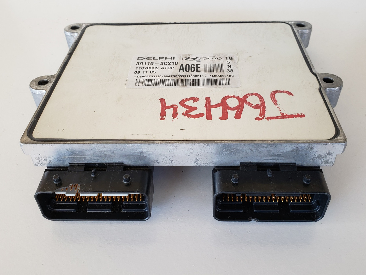 2006-2010 Azera 39110-3C210 Computer Brain Engine Control ECU ECM EBX Module